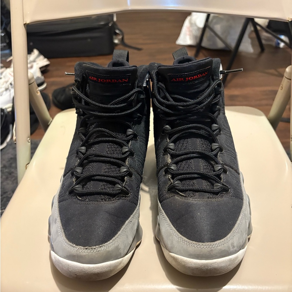 Jordan 9 Black and Gray